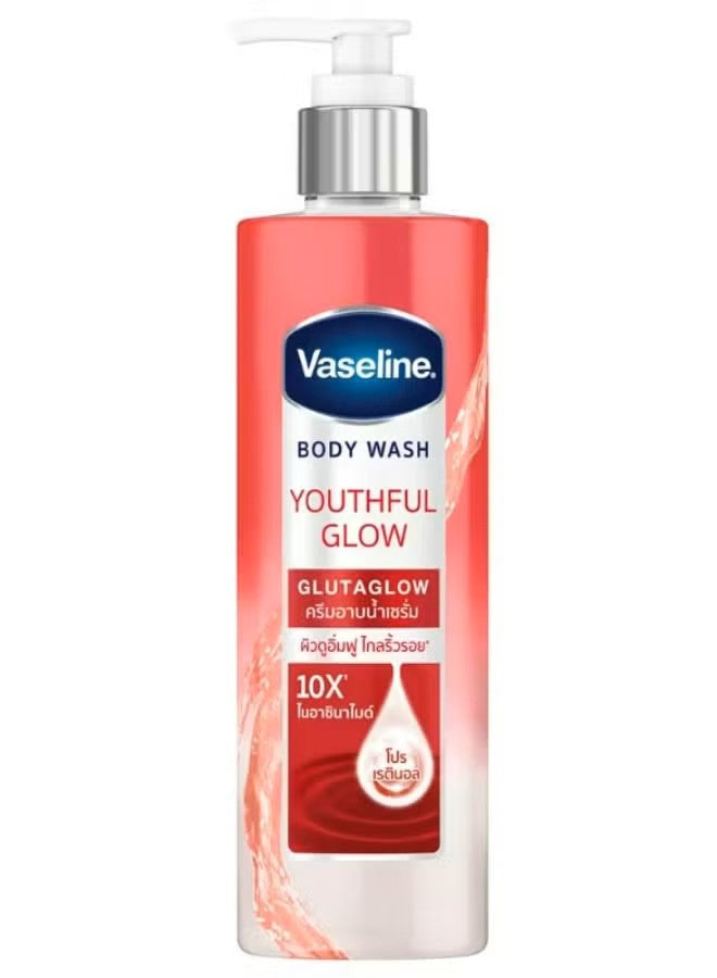 VASELINE BODY WASH YOUTHFUL GLOW GLUTAGLOW 10X 425 ML Main image
