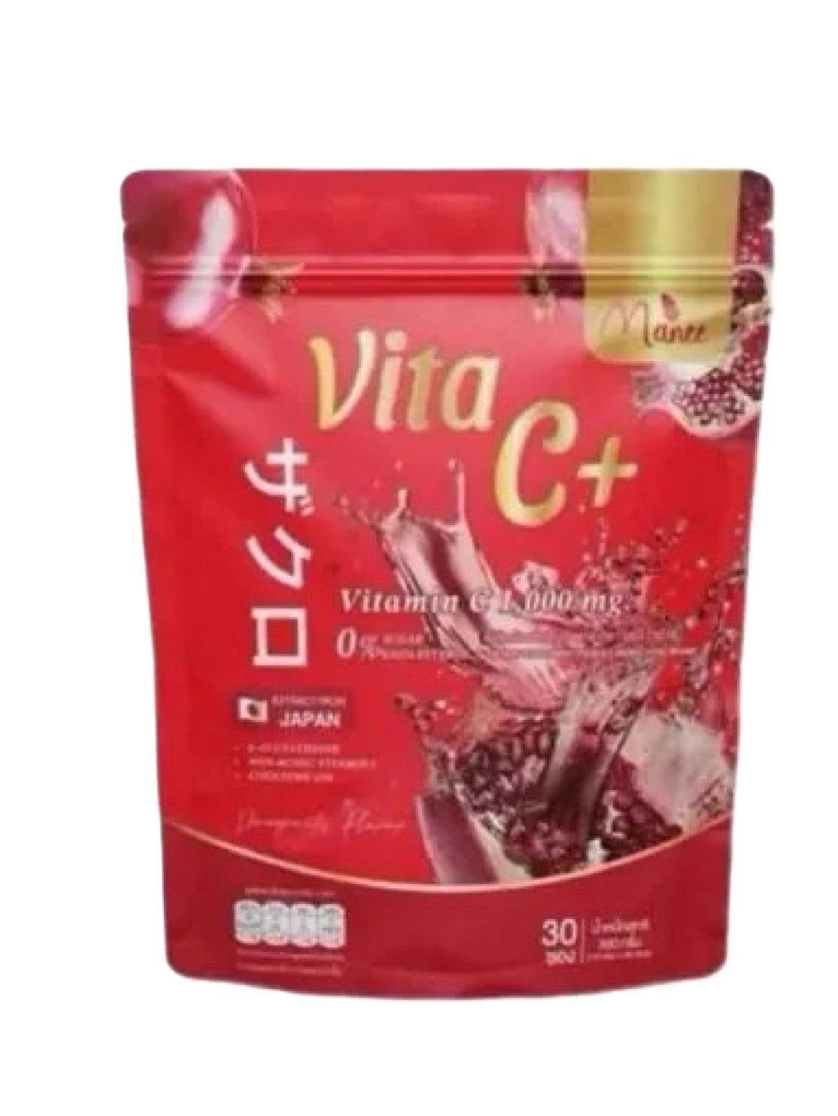 MANEE VITA C+ POMEGRANATES FLAVOUR 30 SACHETS X 10G