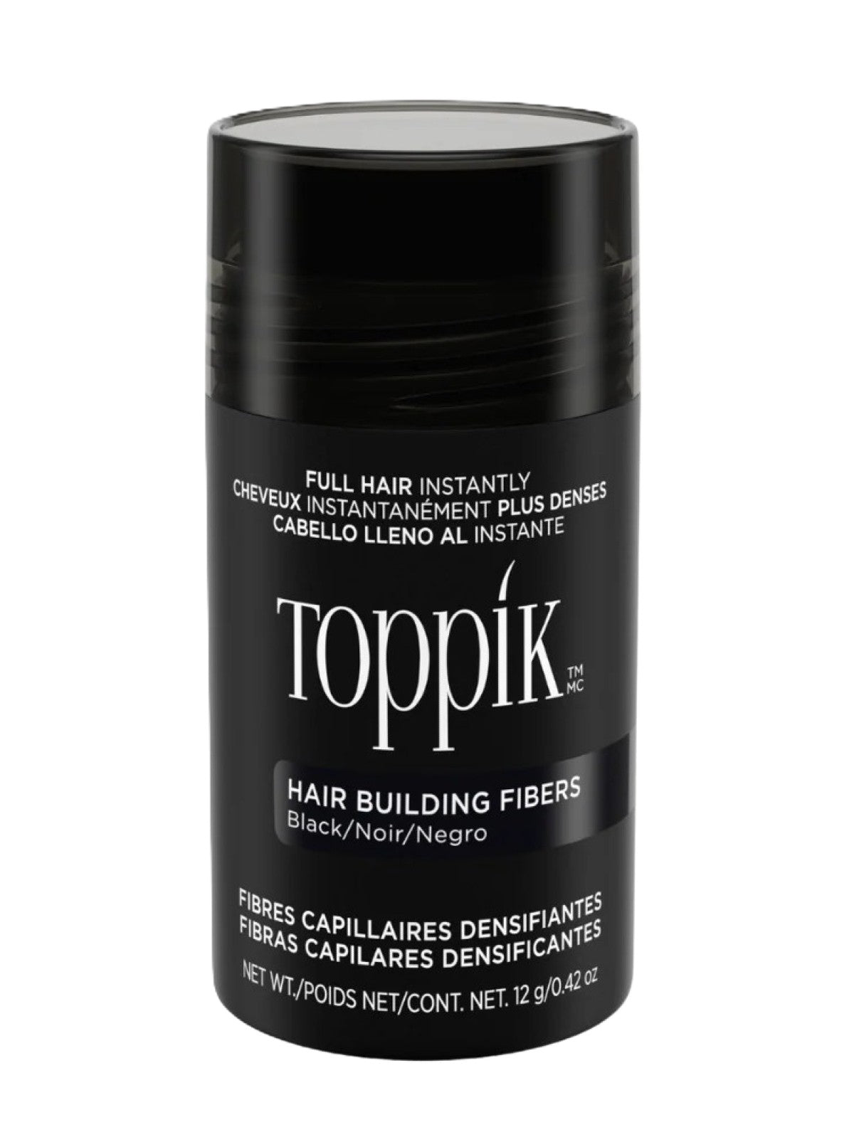 TOPPIK HAIR BUILDING FIBERS BLACK/NOIR/NEGRO 12G