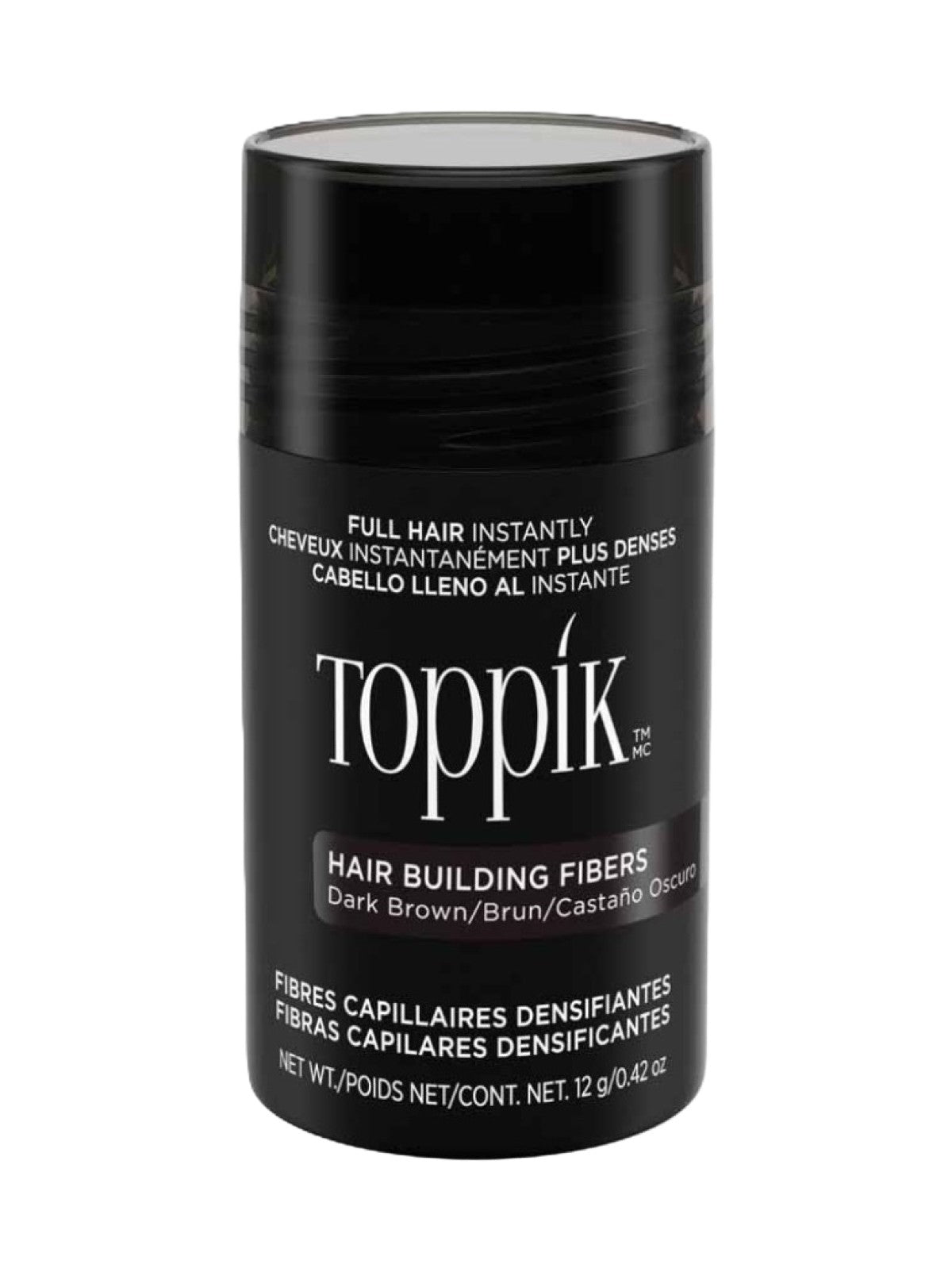 TOPPIK HAIR BUILDING FIBERS DARK BROWN / BRUN / CASTAÑO OSCURO 12G Main image