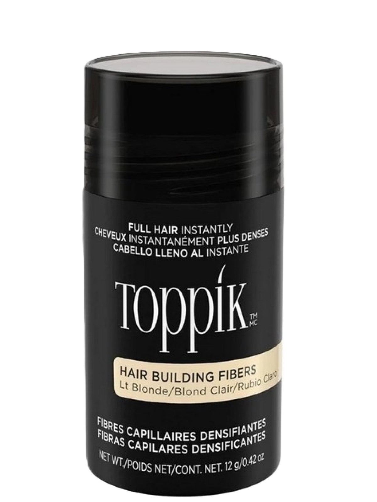TOPPIK HAIR BUILDING FIBERS LIGHT BLONDE / BLOND CLAIR / RUBIO CLARO 12G