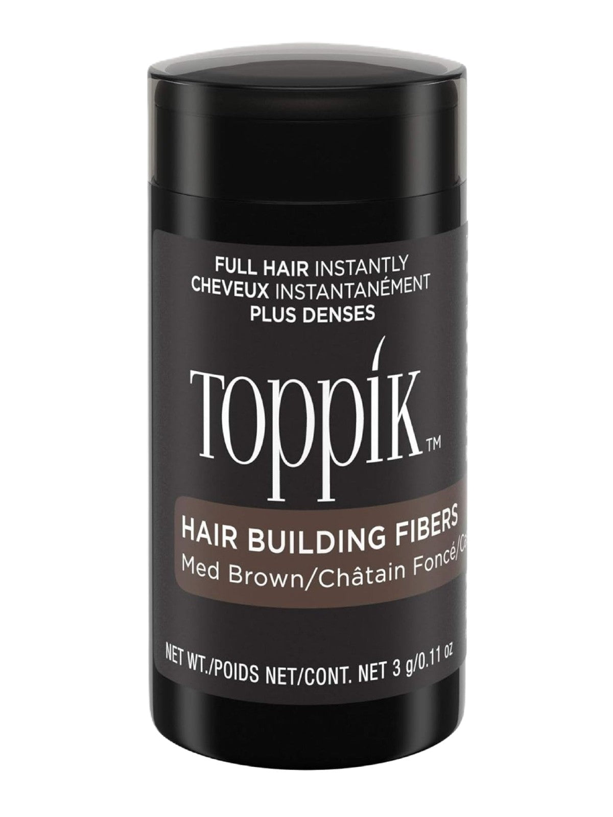 TOPPIK HAIR BUILDING FIBERS MED BROWN/CHATAIN/CASTANO 3G