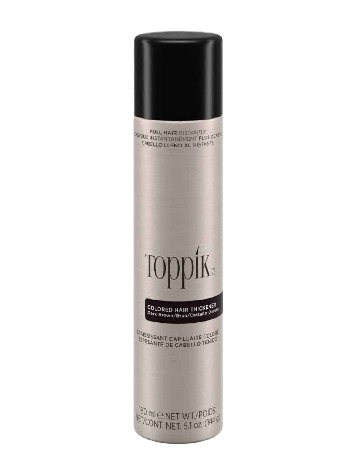 TOPPIK COLORED HAIR THICKENER DARK BROWN / BRUN / CASTAÑO OSCURO 144G