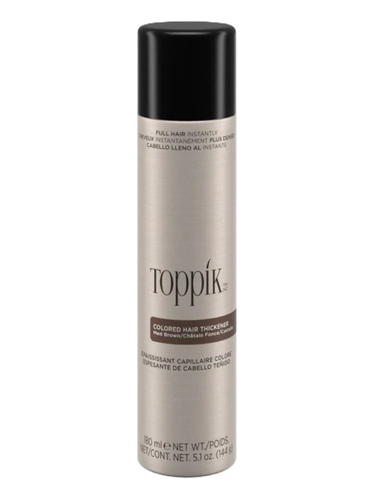 TOPPIK COLORED HAIR THICKENER MEDIUM BROWN / CHATAIN FONCE / CASTAÑO 144G Main image