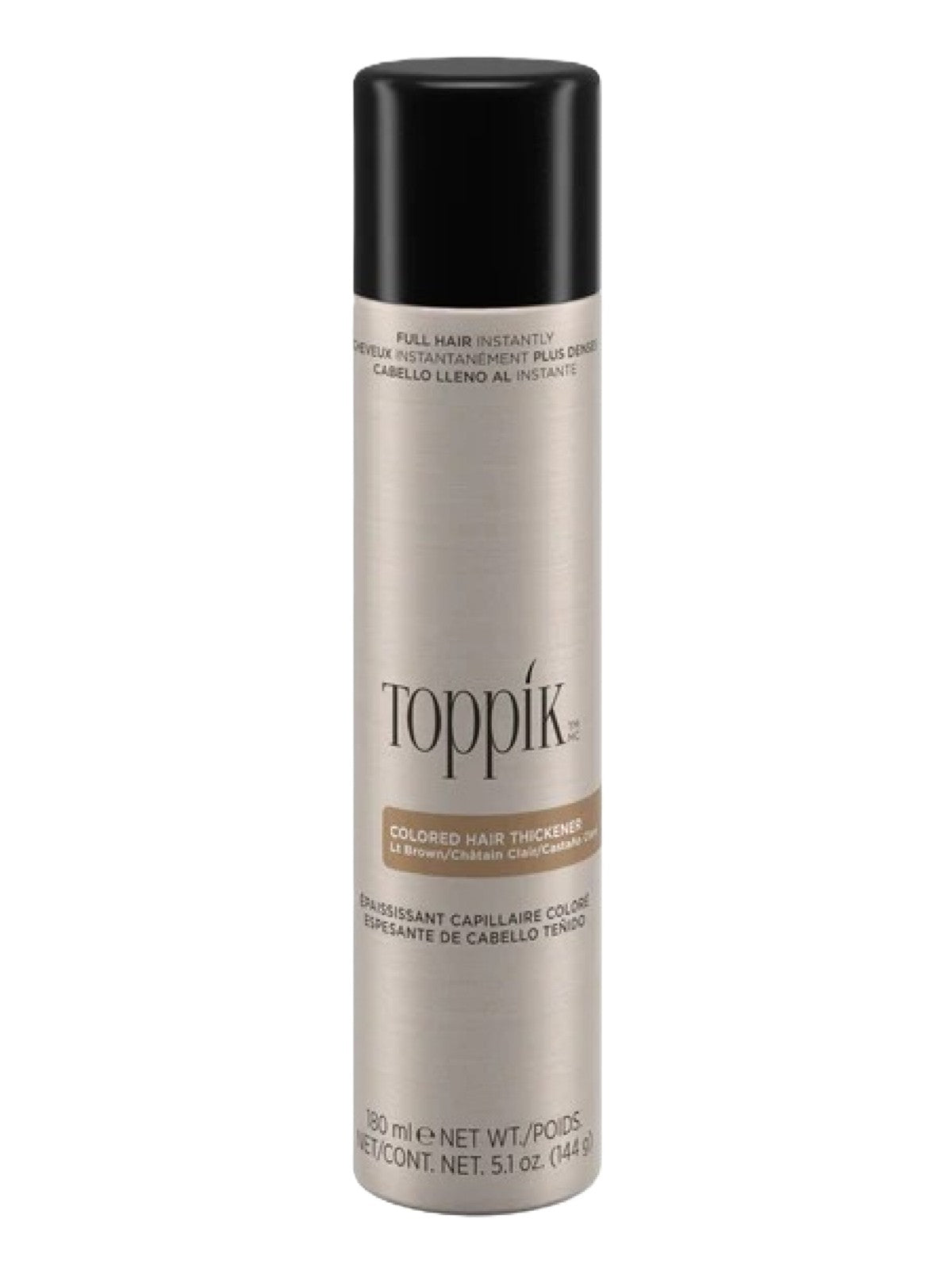 TOPPIK COLORED HAIR THICKENER LT BROWN / CHATAIN / CASTAÑO CLARO 144G