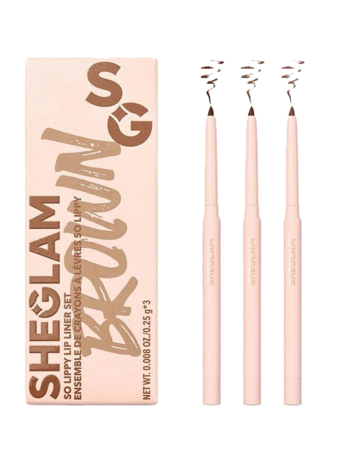 SHEGLAM SO LIPPY LIP LINER SET BROWN 0.25G Main image