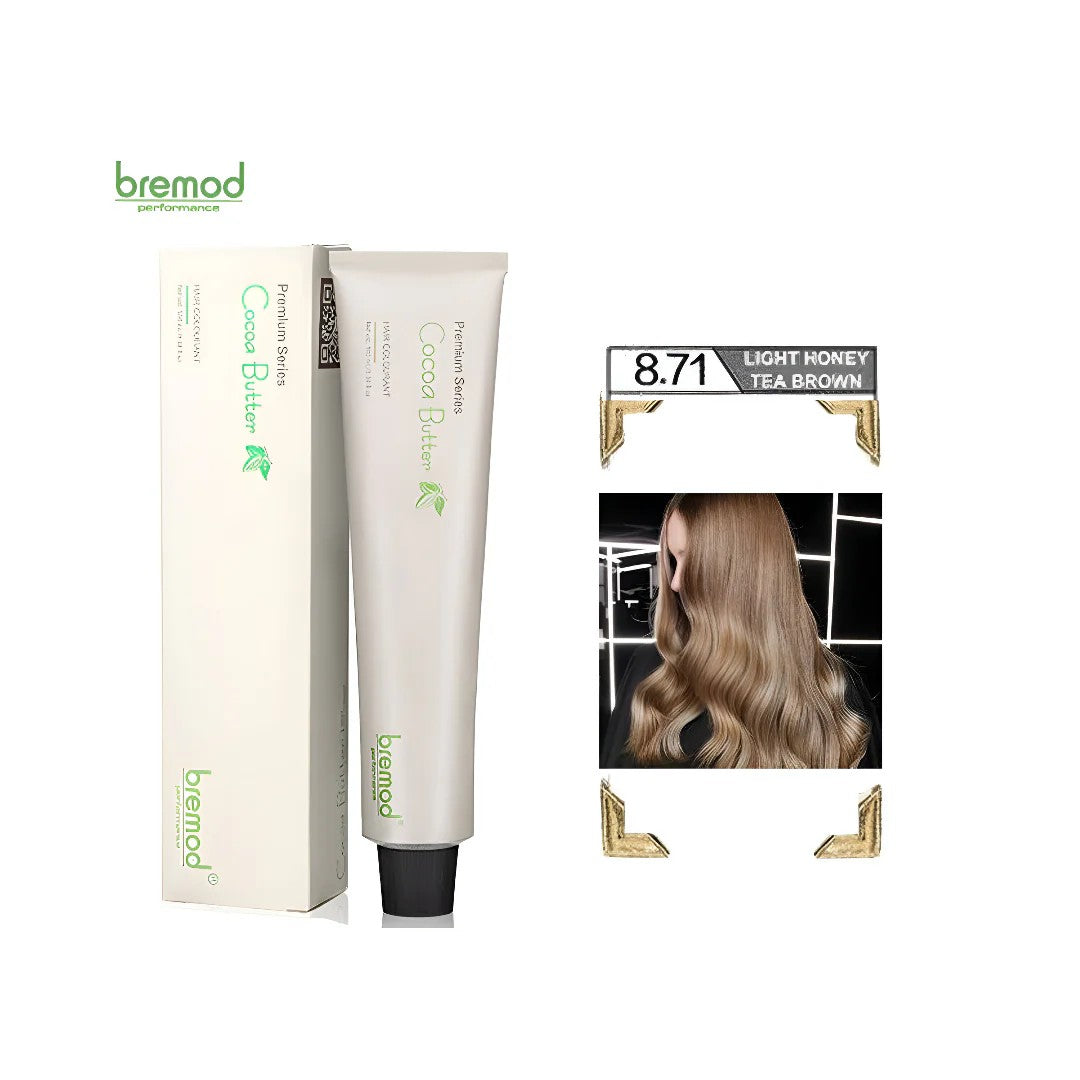 BREMOD® PREMIUM SERIES COCOA BUTTER 8.71 LIGHT HONEY TEA BROWN 100ML Main image