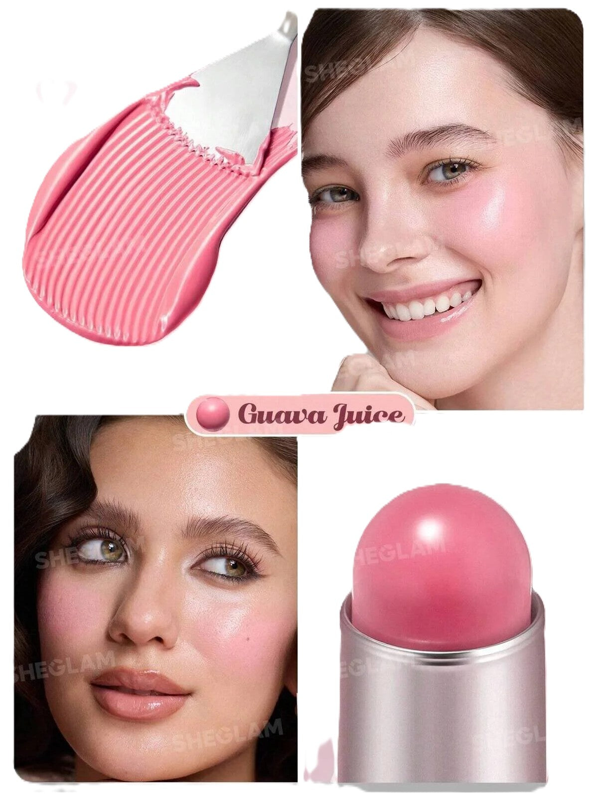 SHEGLAM BUTTERY BLISS BLUSH STICK GUAVA JUICE 6G Main image