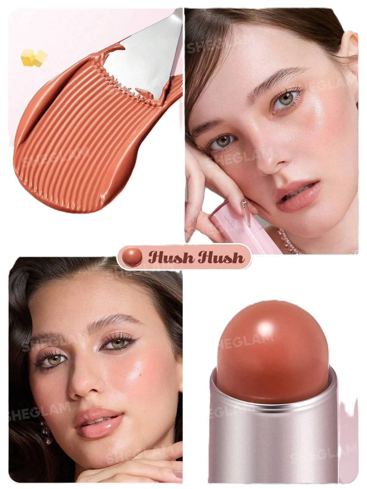 SHEGLAM BUTTERY BLISS BLUSH STICK HUSH HUSH 6G