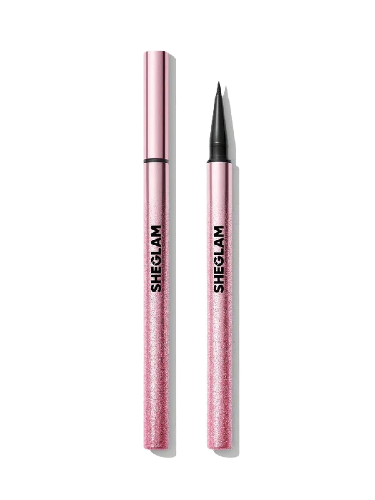 SHEGLAM ROSE LINE AND DEFINE WATERPROOF LIQUID EYELINER BLACK .5ML