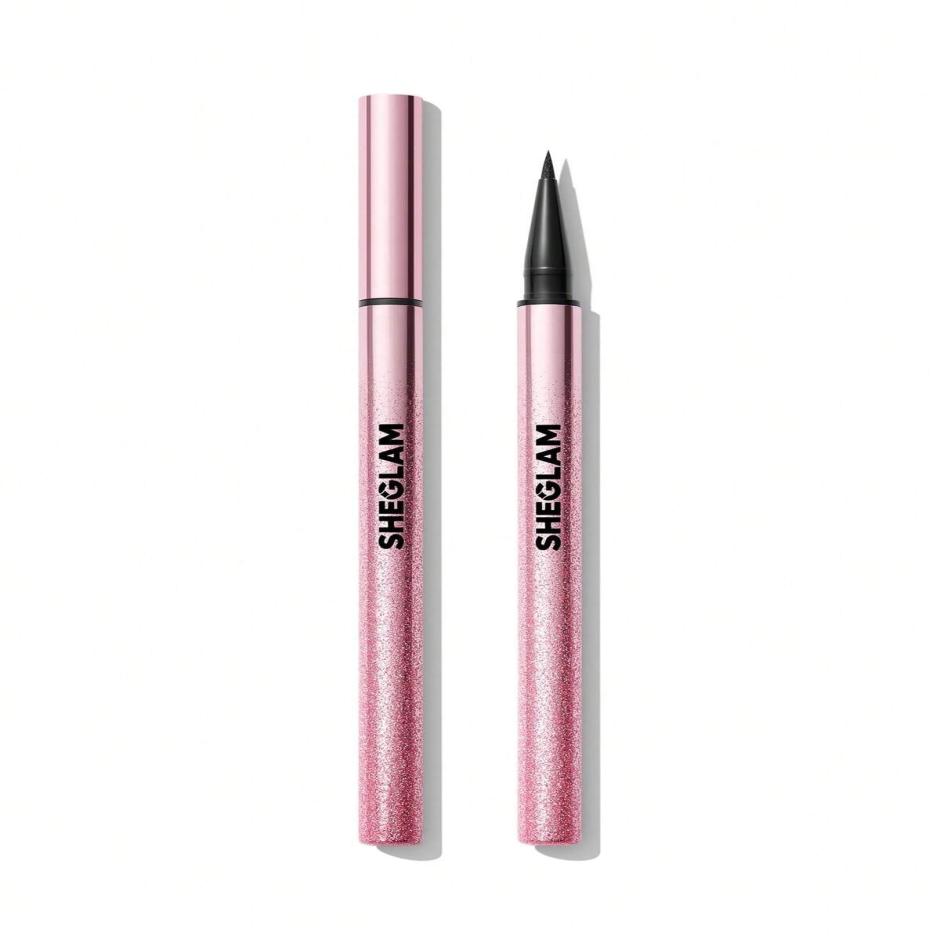 SHEGLAM ROSE LINE AND DEFINE WATERPROOF LIQUID EYELINER BLACK .5ML Main image