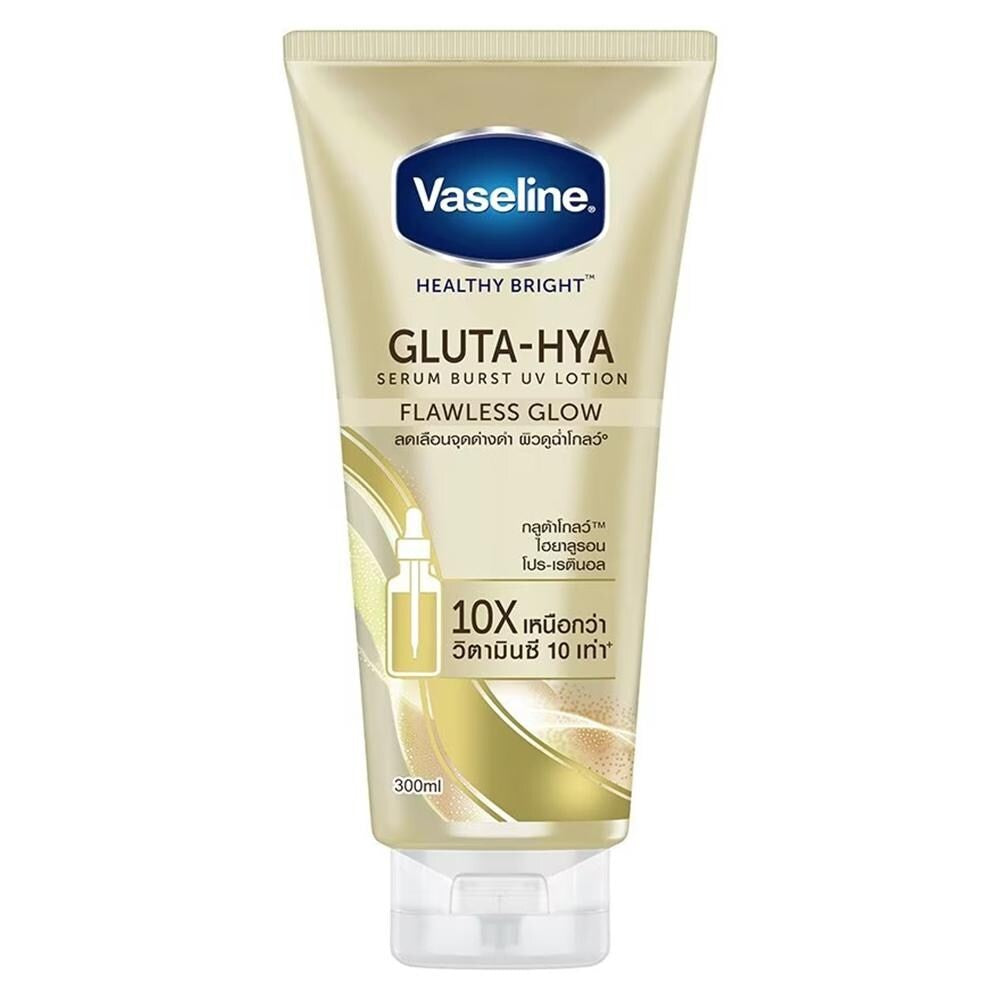 VASELINE HEALTHY BRIGHT SERUM BURST UV LOTION GLUTA-HYA FLAWLESS GLOW - 300ML
