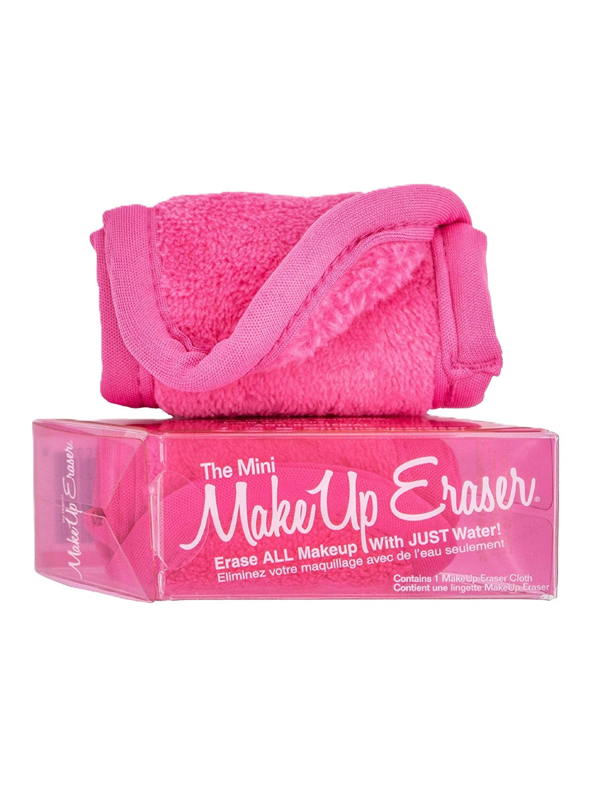 MAKEUP ERASER THE ORIGINAL REMOVE MAKEUP WITH ONLY WATER. REUSABLE,HYPOAALLERGENIC WITH ANTIBACTERIAL PROPERTIES. -PINK