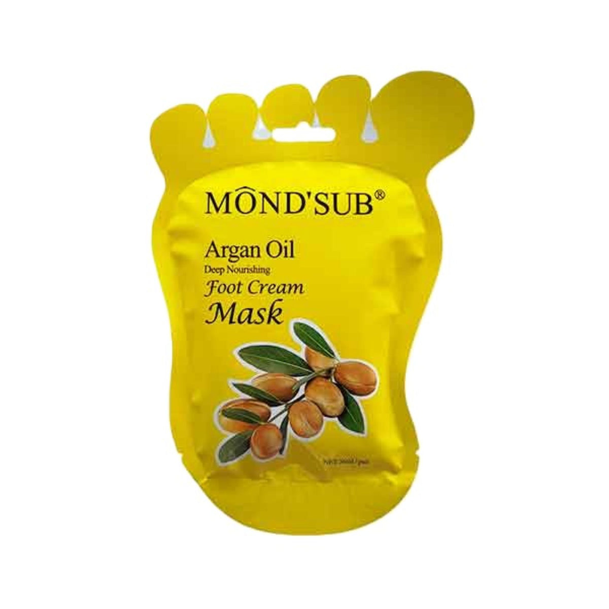 MOND'SUB ARGAN OIL DEEP NOURISHING FOOT CREAM MASK PAIR 36ML