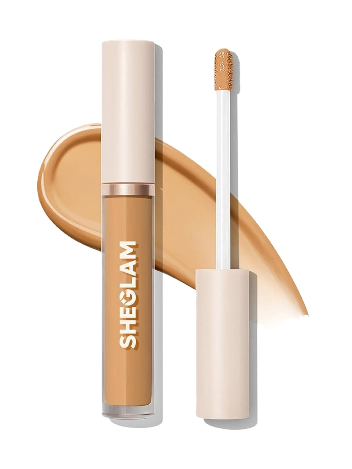 SHEGLAM 12HR FULL COVERAGE CONCEALER MATTE FINISH CONCEALER STICK FOR UNDER EYE AND DARK CIRCLES NUDE 3.8G