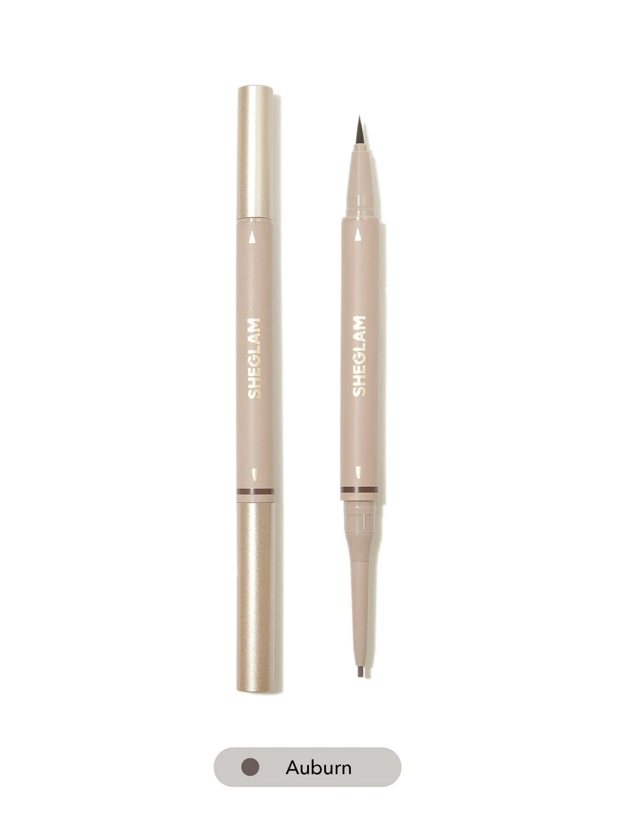 SHEGLAM BROWS ON DEMAND 2 IN 1 EYEBROW PENCIL AUBURN .5G