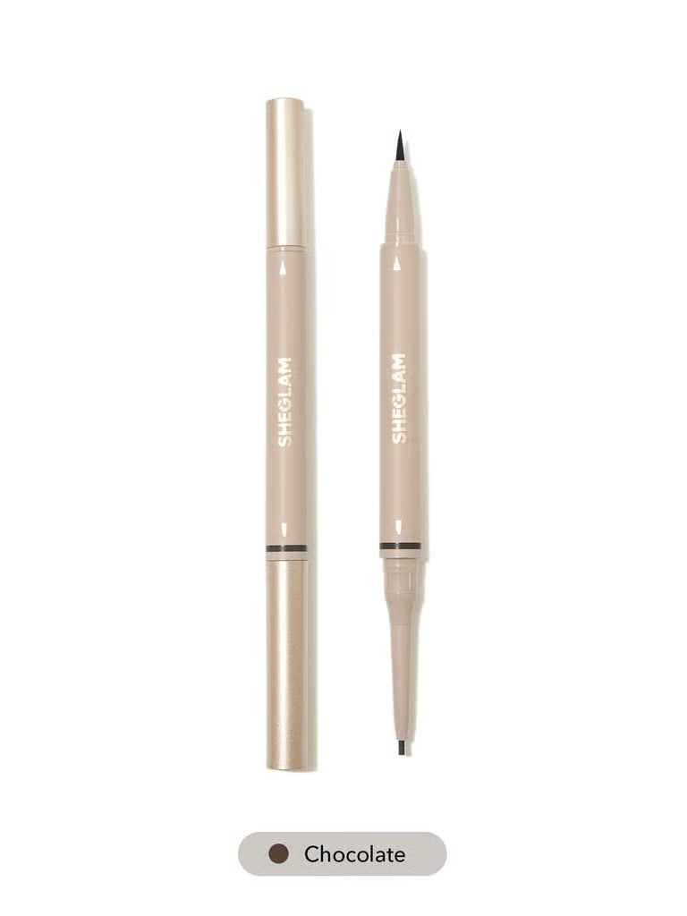 SHEGLAM BROWS ON DEMAND 2 IN 1 BROW PENCIL CHOCOLATE .5G Main image