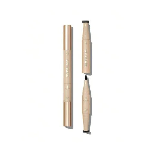 SHEGLAM GET FOXY EYE STAMP AND LINER PEN– BLACK 0.6ML