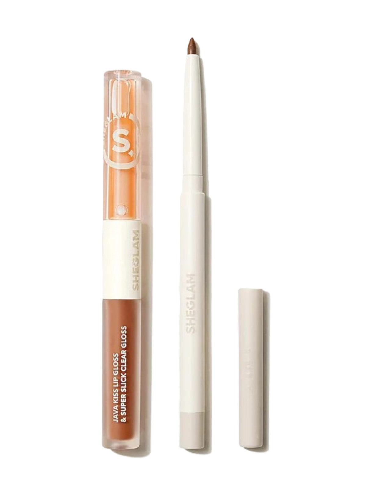 SHEGLAM SOFT 90'S GLAM LIP LINER AND LIP DUO SET MOODY TAUPE .28G