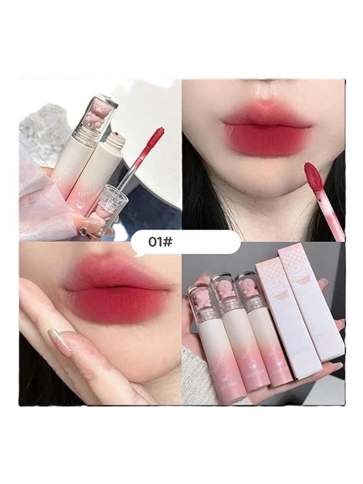 GEGE BEAR VELVET MIST LIP GLAZE 01# 3G