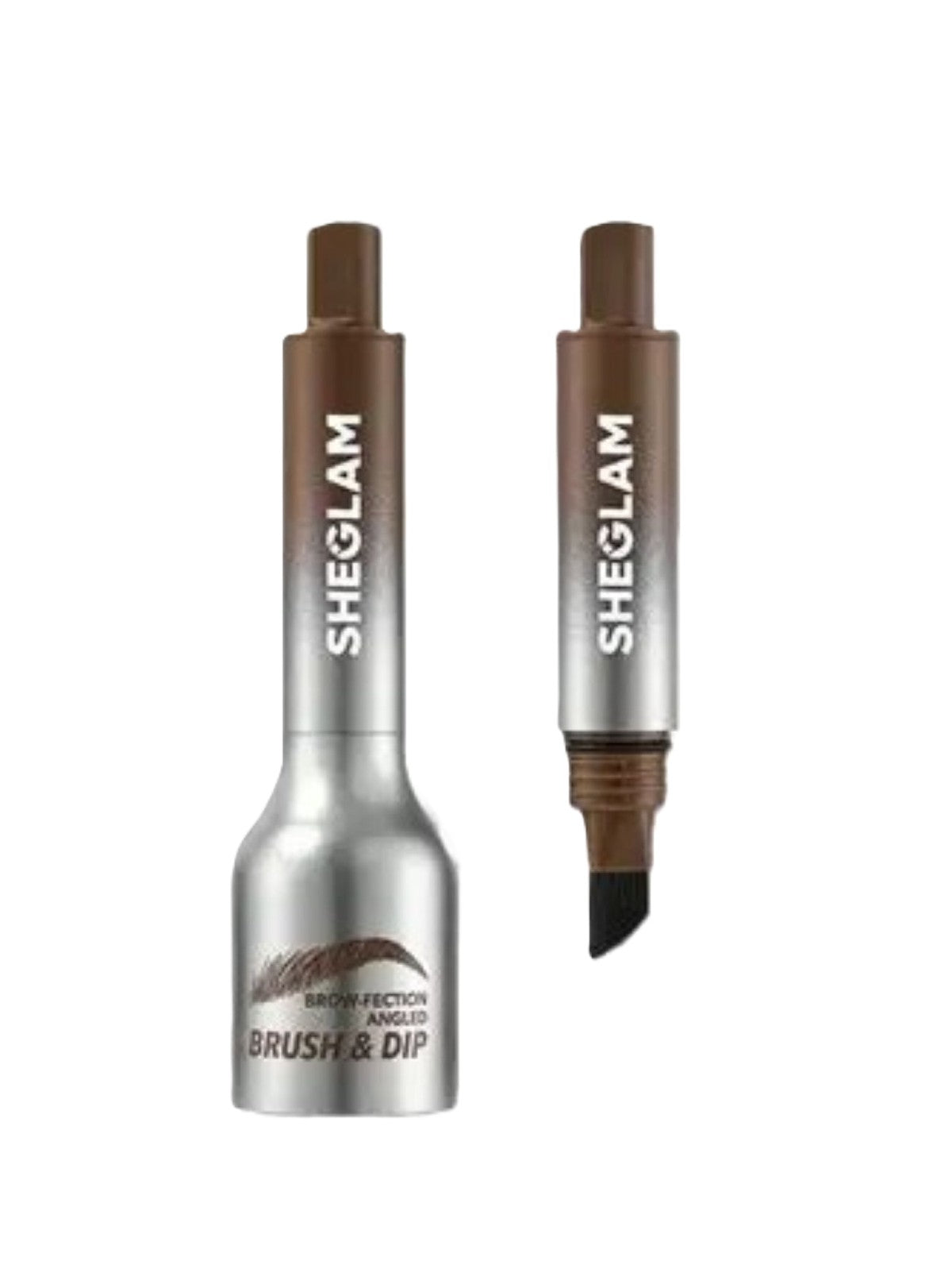 SHEGLAM BROW FECTION ANGLED BRUSH AND DIP TAUPE 1.2ML