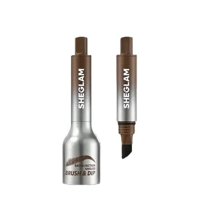 SHEGLAM BROW FECTION ANGLED BRUSH AND DIP TAUPE 1.2ML