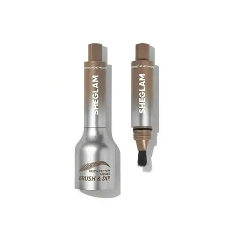 SHEGLAM BROW FECTION ANGLED BRUSH AND DIP CHOCOLATE 1.2ML
