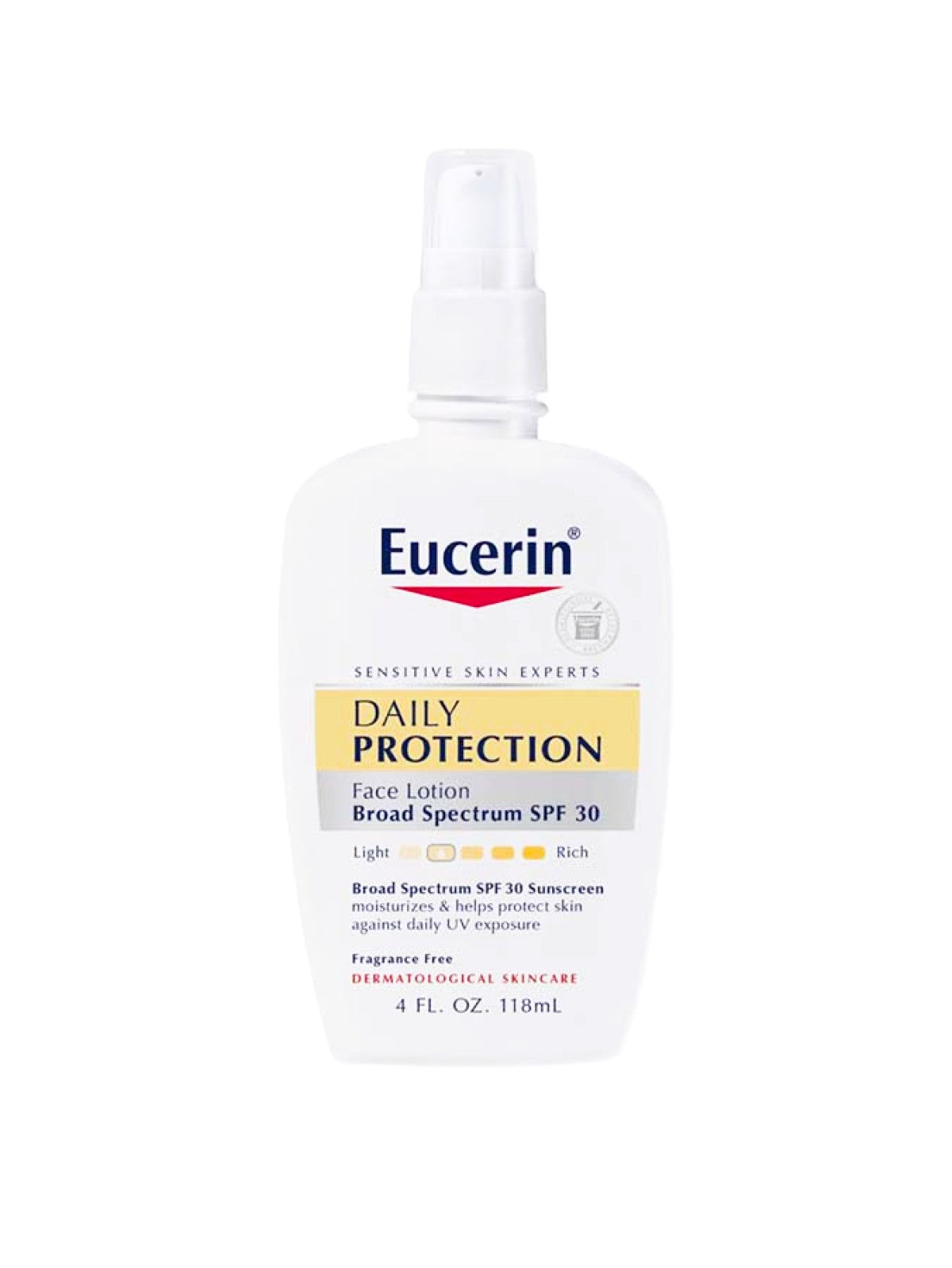 EUCERIN DAILY PROTECTION FACE LOTION AND SUNSCREEN BROAD SPECTRUM SPF30 118ML Main image