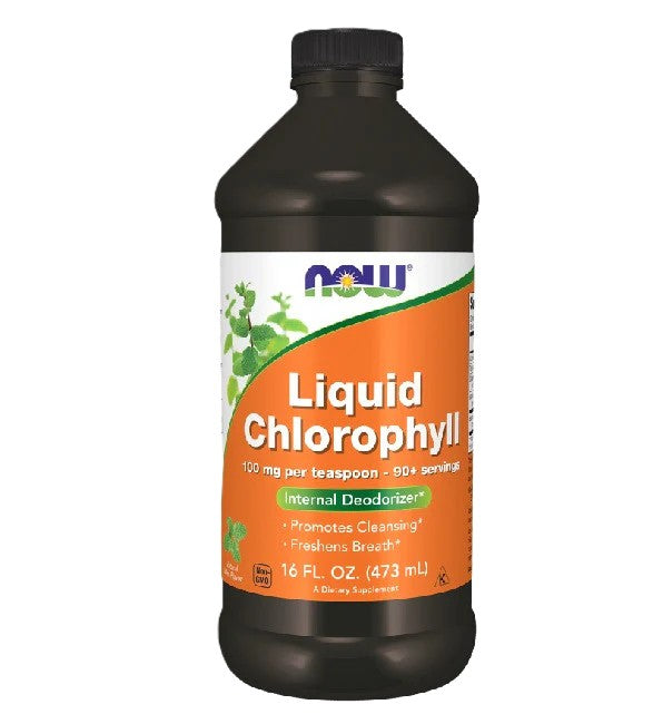 NOW CHLOROPHYLL LIQUID INTERNAL DEODORIZER 473ML