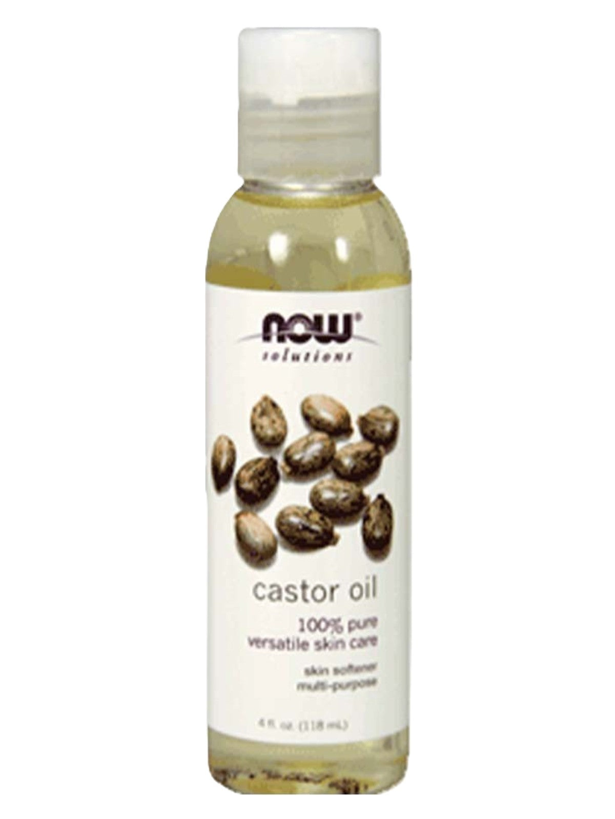 NOW SOLUTIONS CASTOR OIL PURE VERSATILE SKIN 118ML Main image