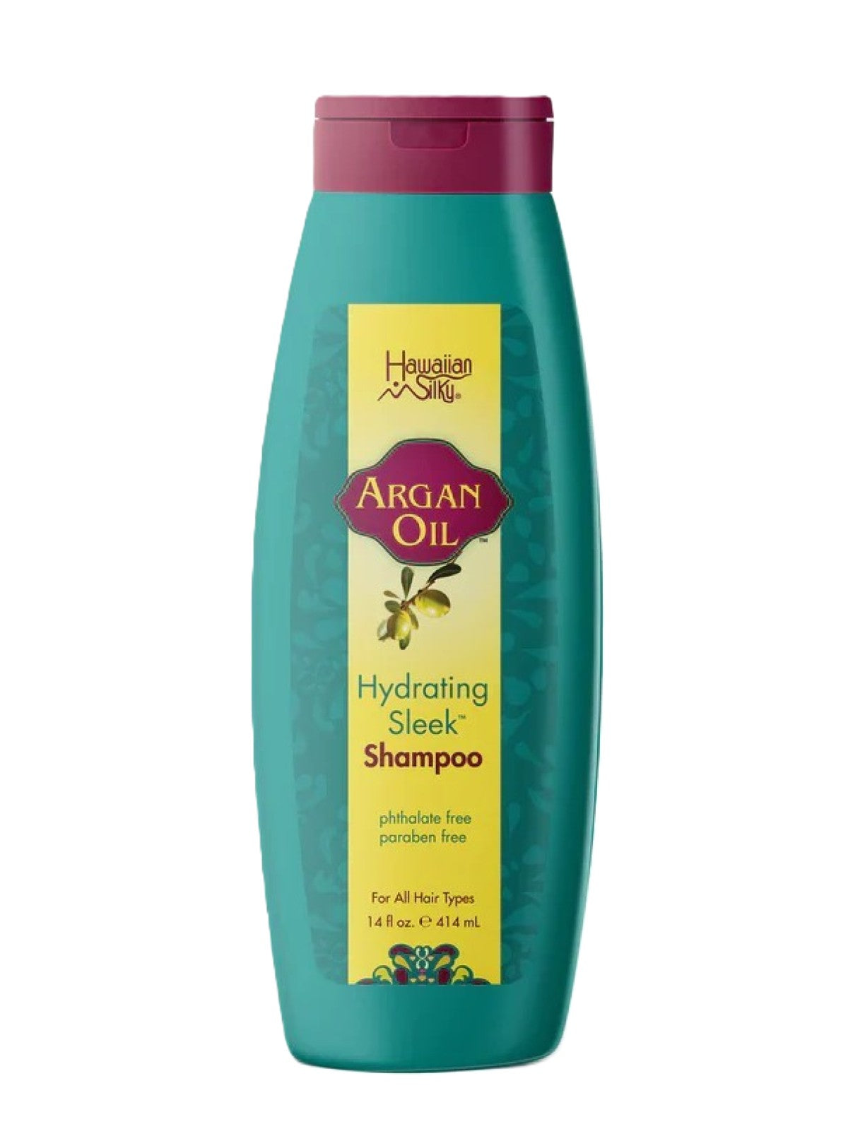 HAWAIIAN SILKY ARGAN OIL HYDRATING SLEEK SHAMPOO 414 ml