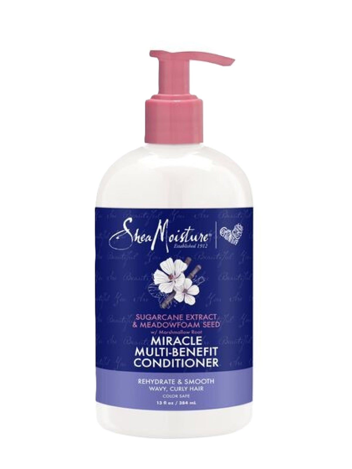 SHEA MOISTURE SUGARCANE EXTRACT AND MEADOWFOAM SEED MIRACLE MULTI BENEFIT CONDITIONER 384ML