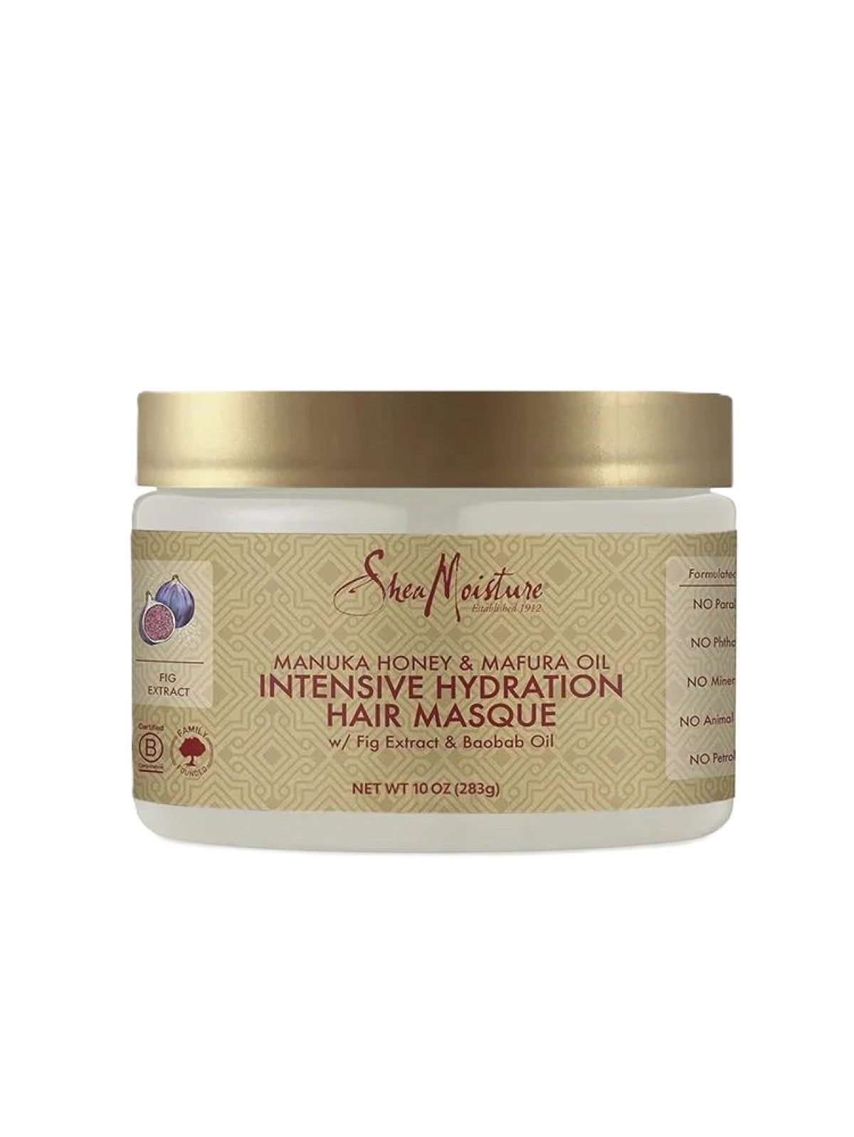 SHEA MOISTURE MANUKA HONEY AND MAFURA OIL INTENSIVE HYDRATION HAIR MASQUE 283G