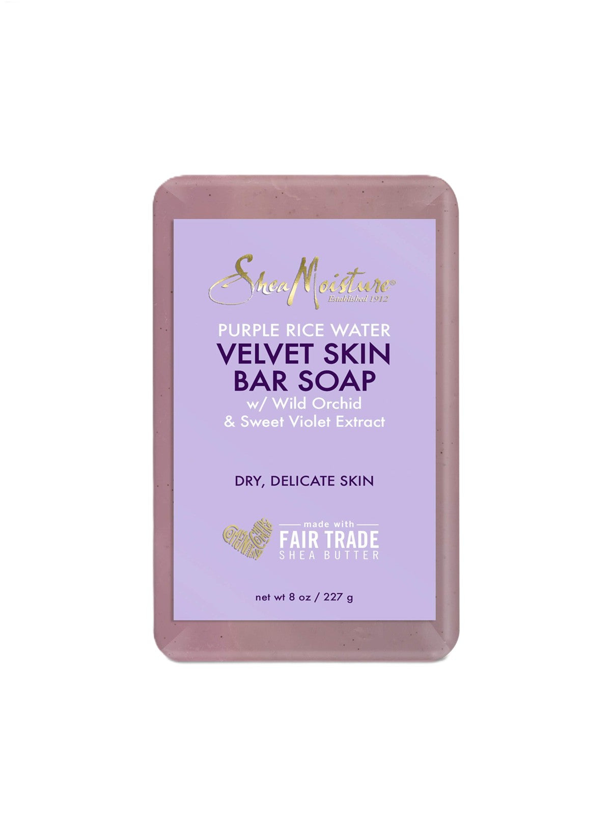 SHEA MOISTURE PURPLE RICE WATER VELVET SKIN BAR SOAP 227G