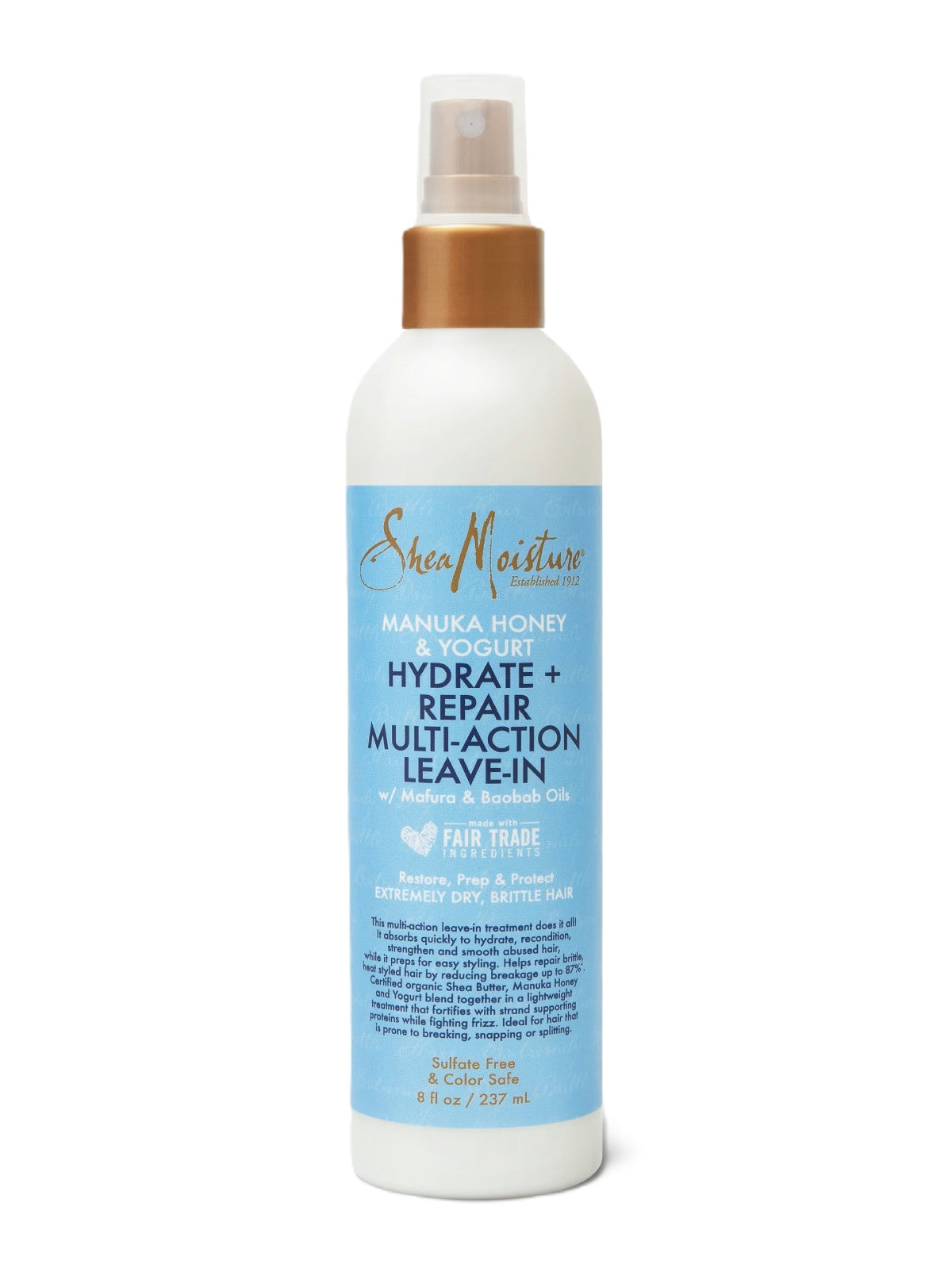 SHEA MOISTURE MANUKA AND HONEY YOGURT HYDRATE AND REPAIR MULTI-ACTION LEAVE-IN 237ML
