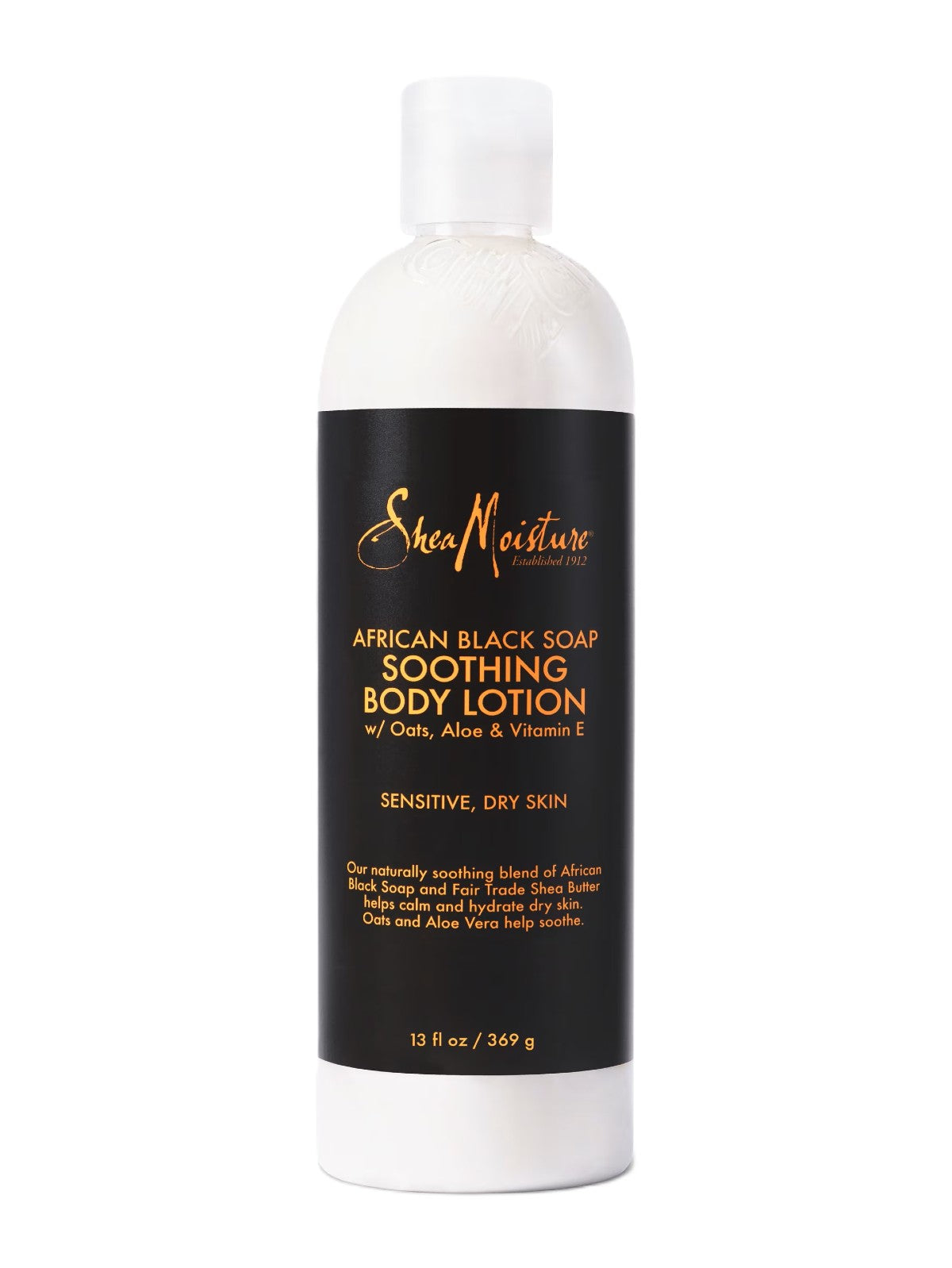 SHEA MOISTURE AFRICAN BLACK SOAP SOOTHING BODY LOTION 384G