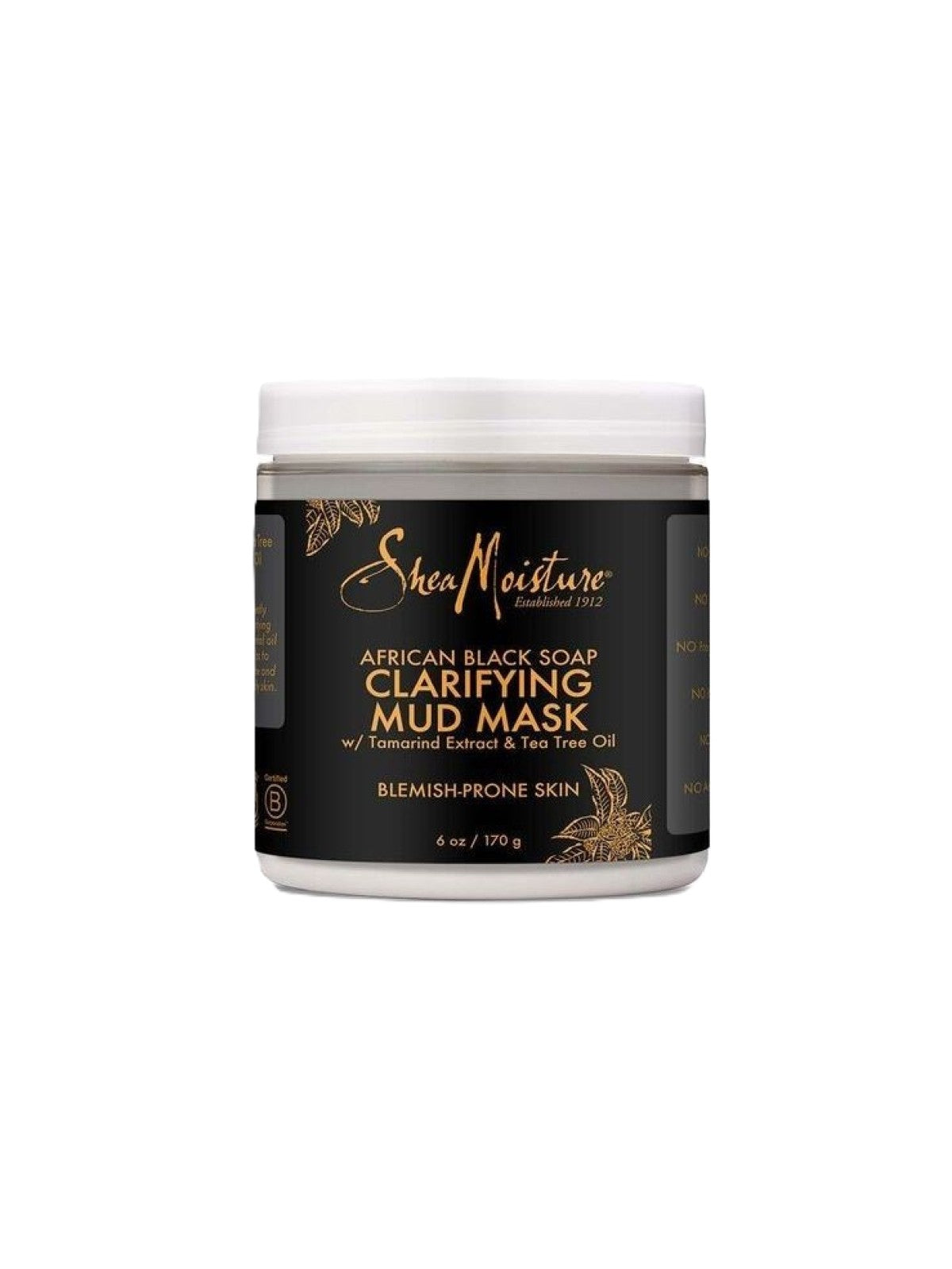 SHEA MOISTURE AFRICAN BLACK SOAP CLARIFYING MUD MASK 170G