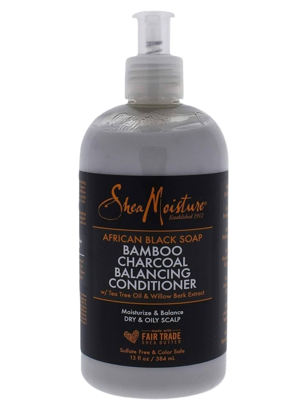 SHEA MOISTURE AFRICAN BLACK SOAP BAMBOO CHARCOAL BALANCING CONDITIONER 384ML