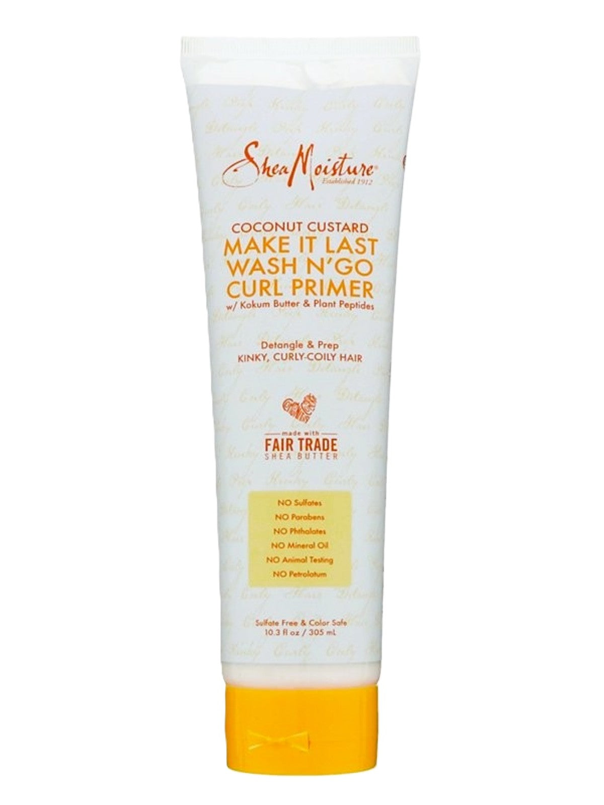SHEA MOISTURE COCONUT CUSTARD MAKE IT LAST WASH AND GO CURL PRIMER 305 ML
