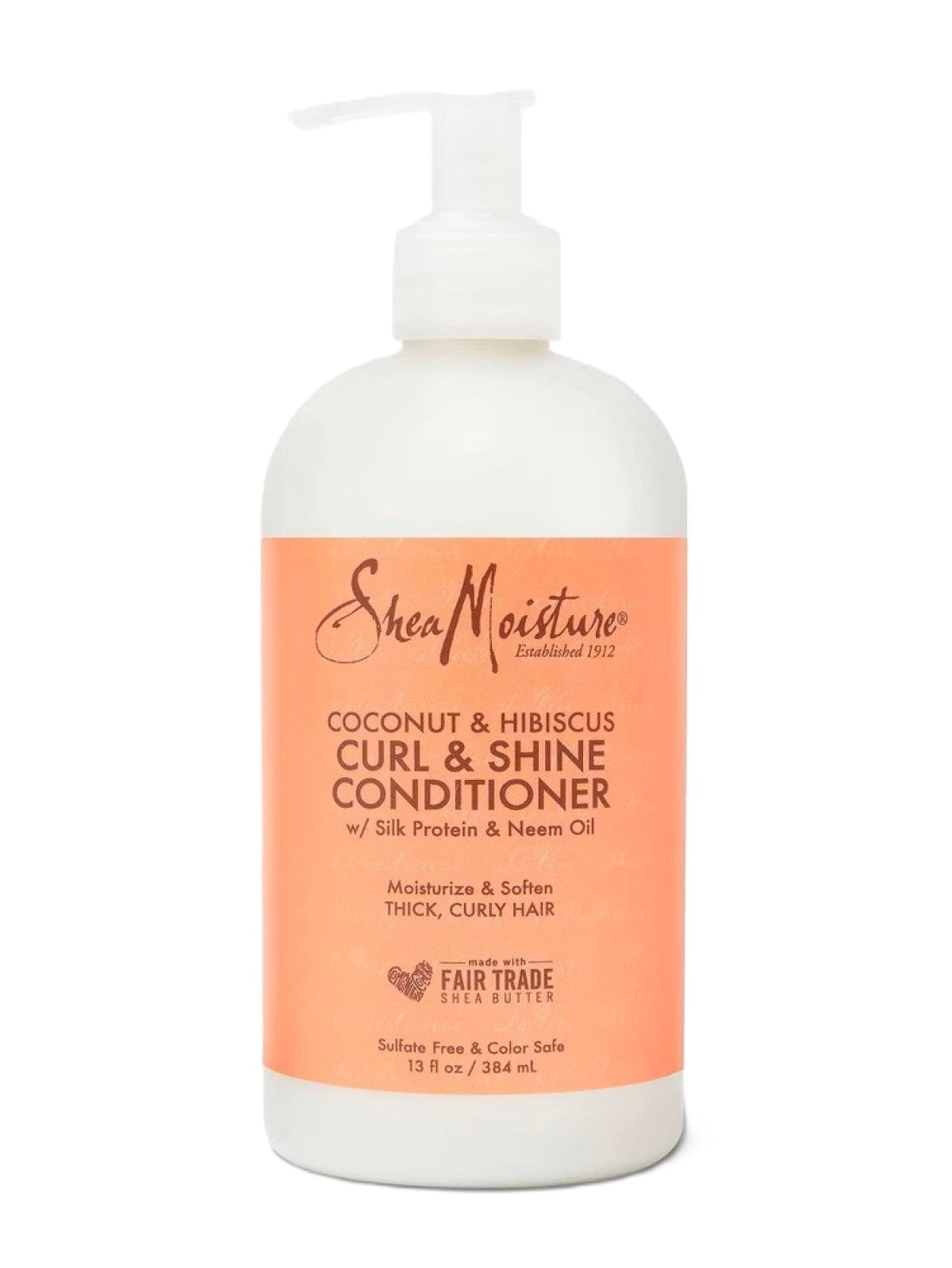 SHEA MOISTURE COCONUT AND HIBISCUS CURL AND SHINE CONDITIONER 384ML