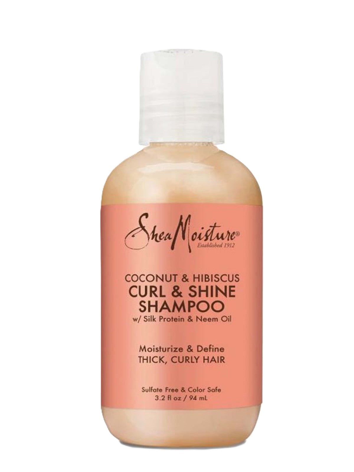 SHEA MOISTURE COCONUT AND HIBISCUS CURL AND SHINE SHAMPOO 95ML