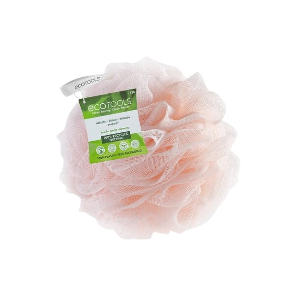 ECOTOOLS CLEAN BEAUTY, CLEAN PLANET BEST FOR MODERATE EXFOLIATION ECOPOUF PEACH Main image