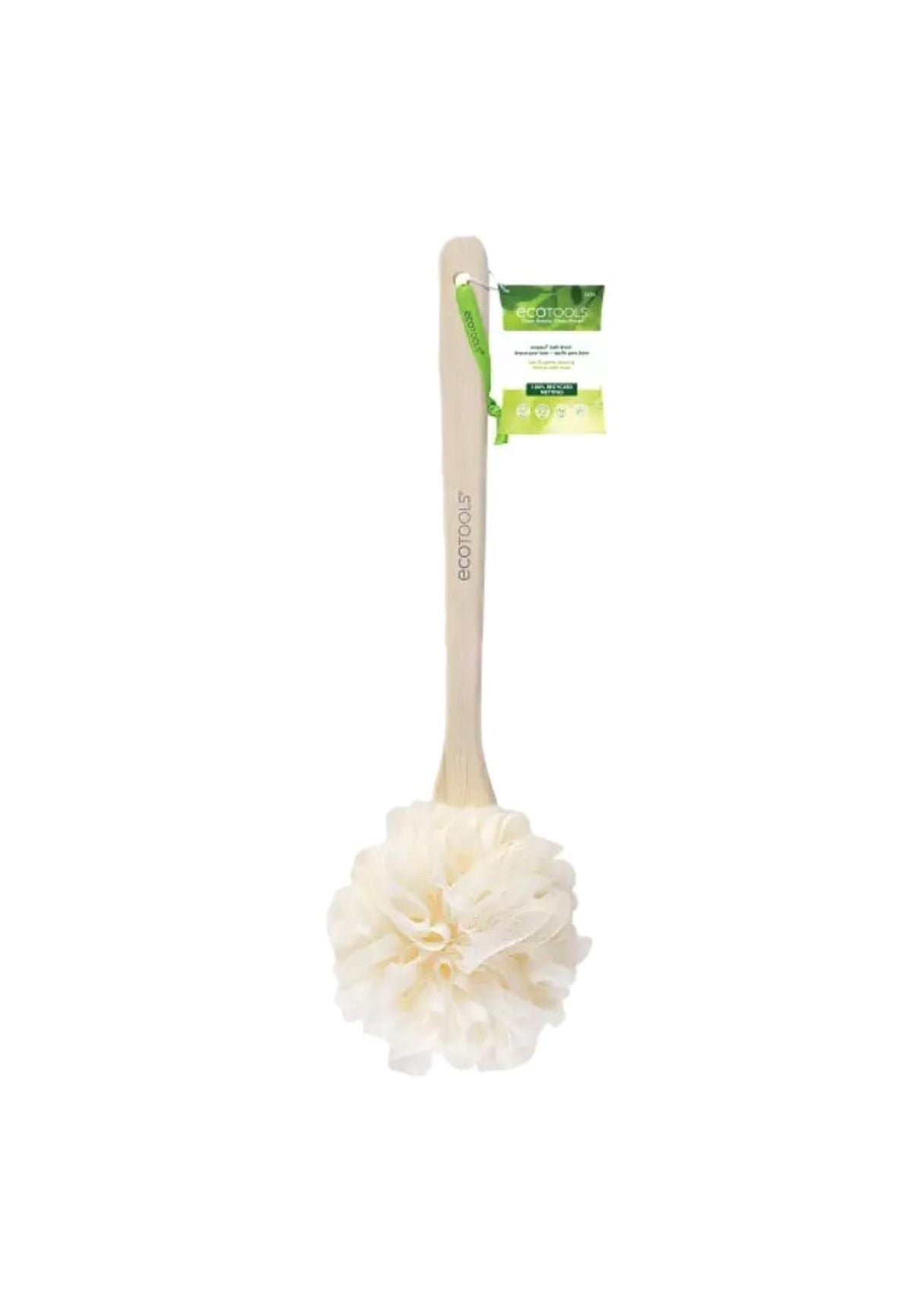 ECOTOOLS CLEAN BEAUTY, CLEAN PLANET ECOPOUF BATH BRUSH BEST FOR GENTLY CLEANSING HARD-TO-REACH AREAS