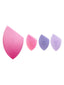 REAL TECHNIQUES MIRACLE COMPLEXION SPONGE + 3 SPONGE MINIS NATURAL GLOW FINISH LIGHT TO MEDIUM COVERAGE 0081