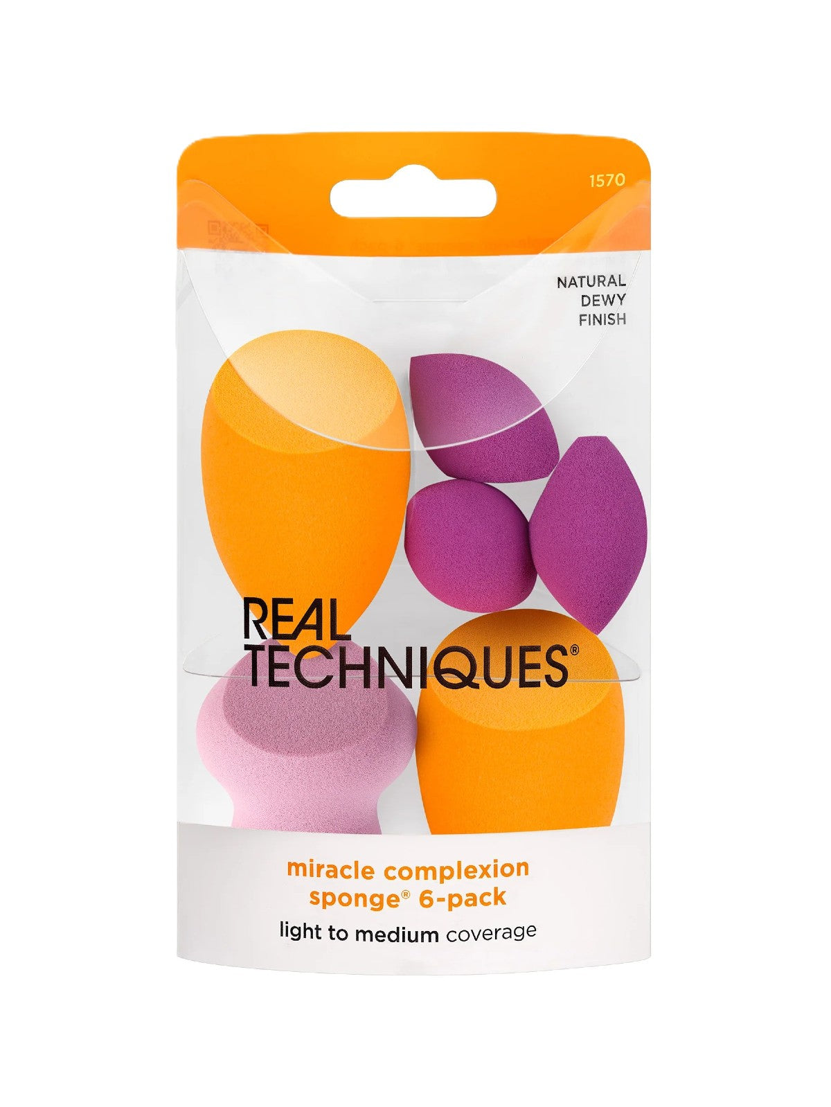REAL TEACHNIQUESRT1570 MIRACLE COMPLEXION SPONGES 6 PACK