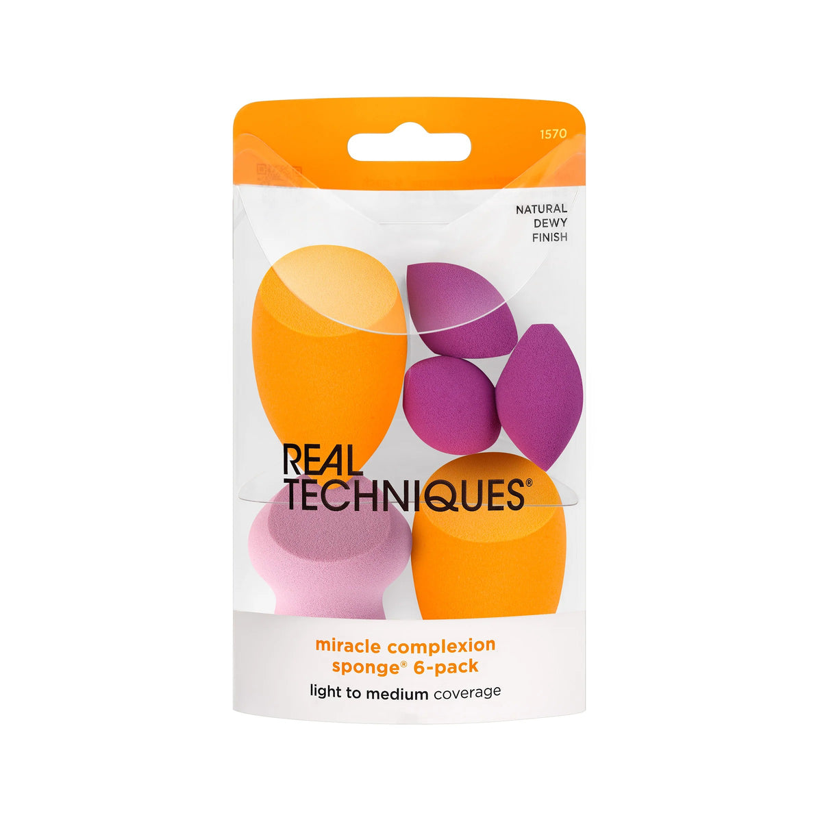 REAL TEACHNIQUESRT1570 MIRACLE COMPLEXION SPONGES 6 PACK