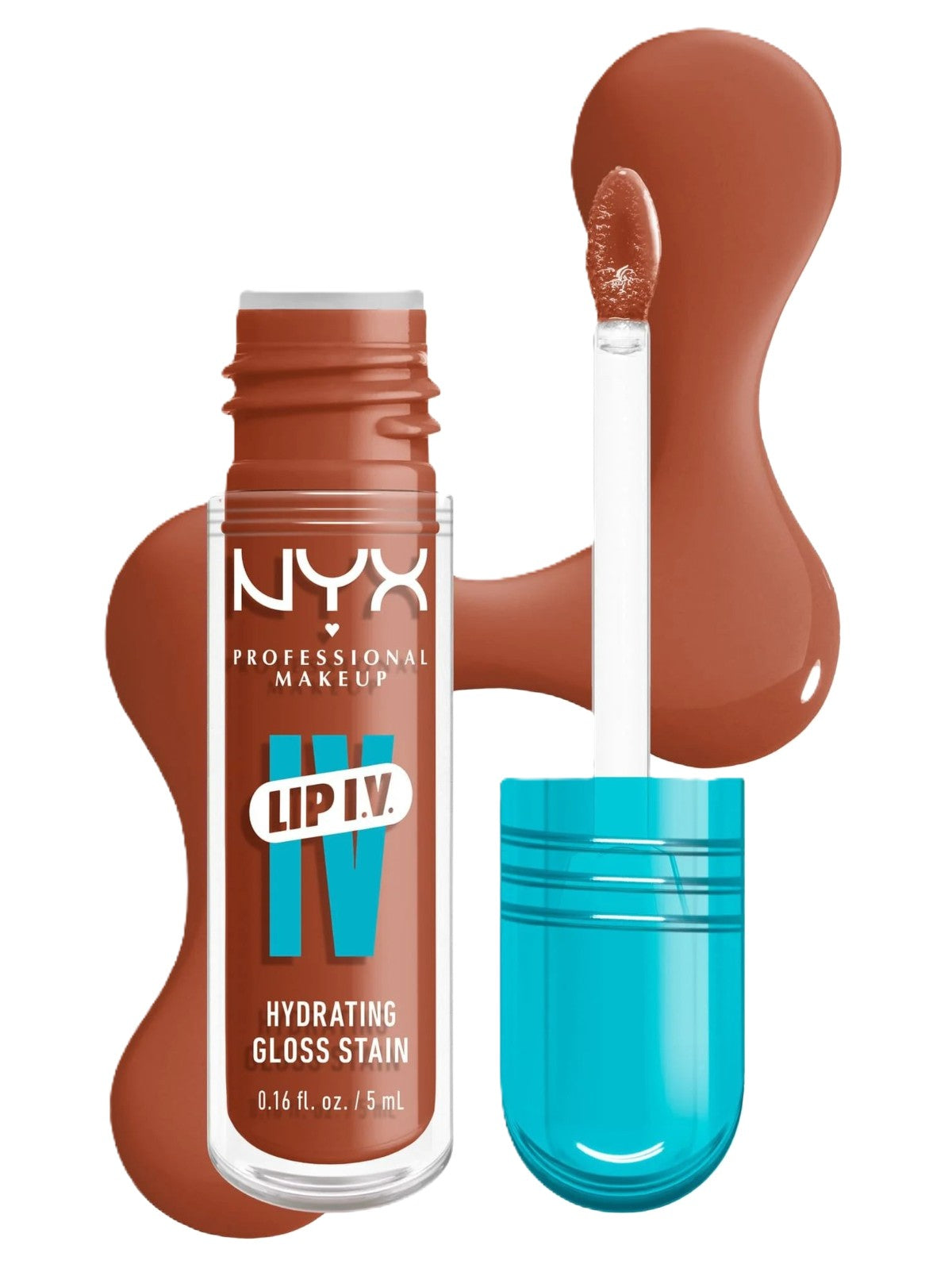 NYX PROFESSIONAL MAKE UP LIP IV HYDRATING GLOSS SERUM HYDRA HONEY 5ML