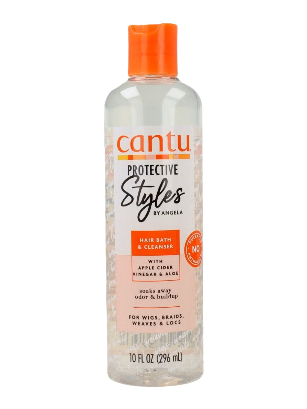 CANTU PROTECTIVE STYLES BY ANGELA HAIR BATH AND CLEANSER WITH APPLE CIDER VINEGAR AND ALOE 296ML