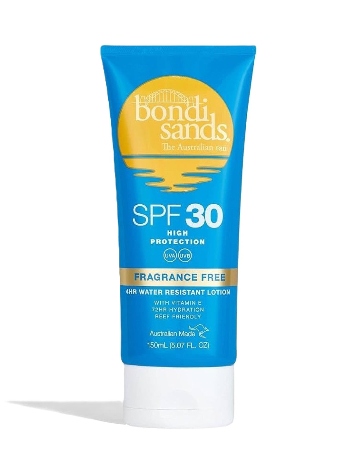 BONDI SANDS HIGH PROTECTION FRAGRANCE FREE WATER RESISTANT LOTION 150ML