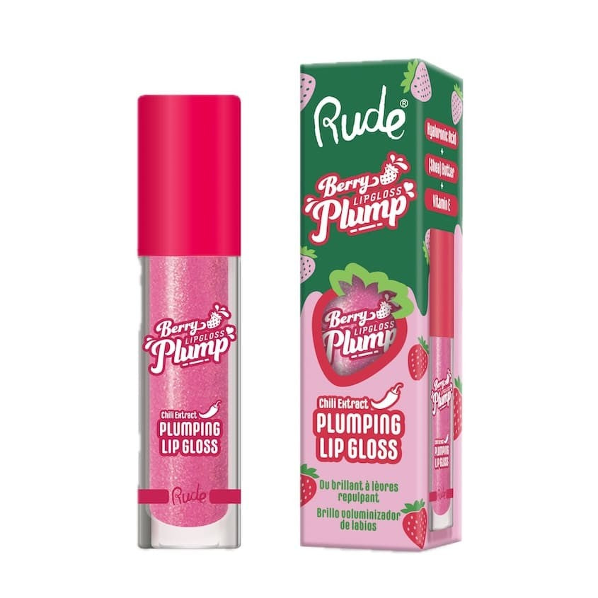 RUDE BERRY PLUMP PLUMPING LIP GLOSS 38304 COTTON CANDY 4G Main image